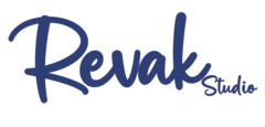 Revak Studio - Logo Azul